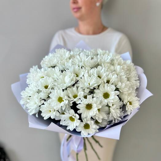АКЦИЯ! -30% на букет из 15 хризантем