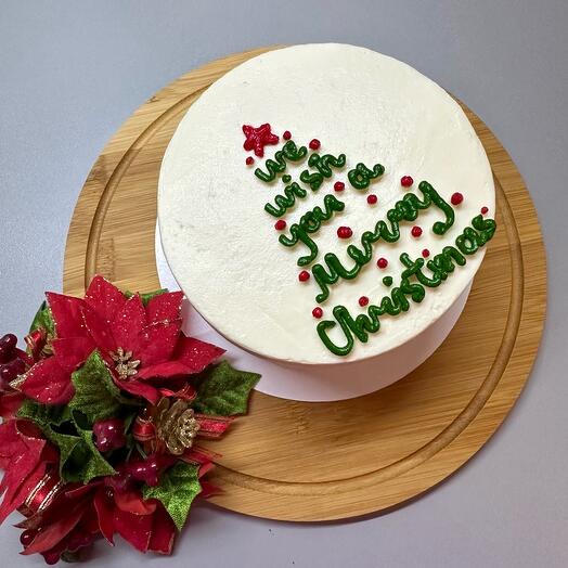 Бенто торт MAXI новогодний дизайн