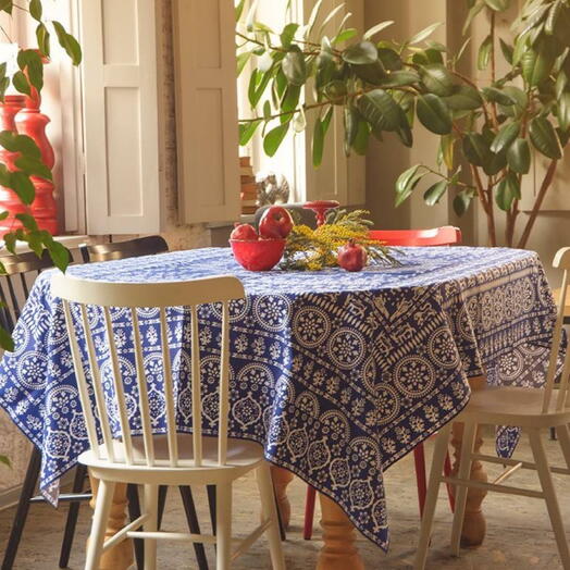 Tablecloth - Akhvlediani - Blue