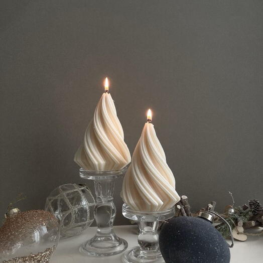 Set of candles Christmas tree