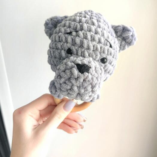 Плюшевая погремушка для детей💜