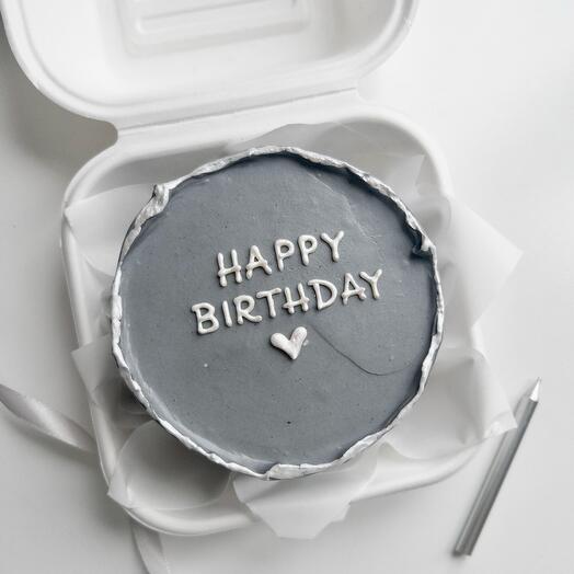 Бенто торт для парня «Happy birthday»