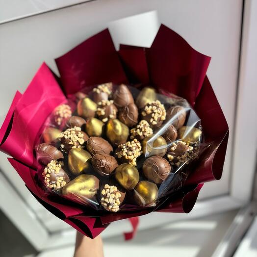 Букет из 37 клубник в шоколаде