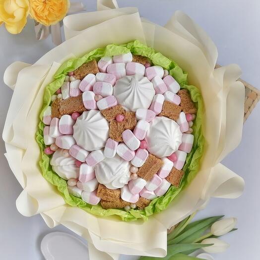 Флирт (букет из зефира)