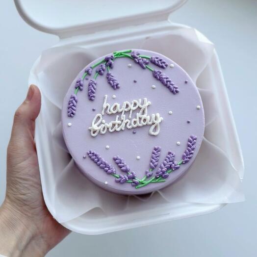 Бенто торт на день рождения «нежность»