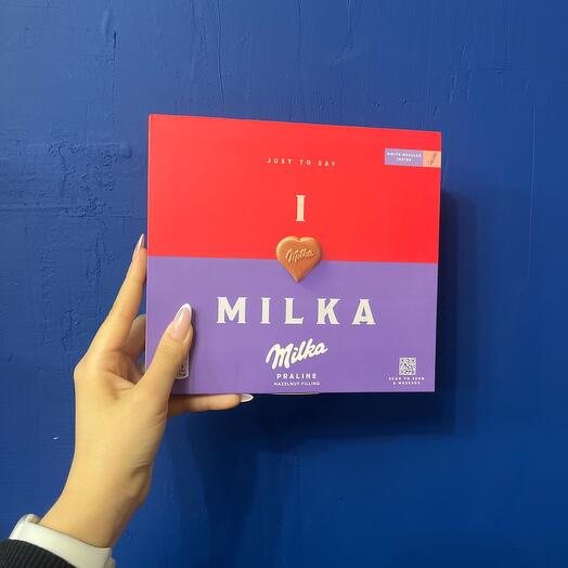 Коробочка конфет milka