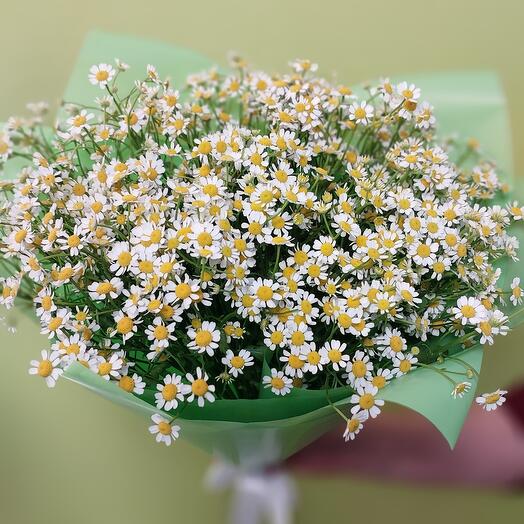 Букет с ромашками