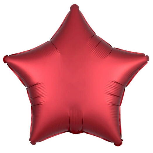 Ballon à l helium etoile rouge