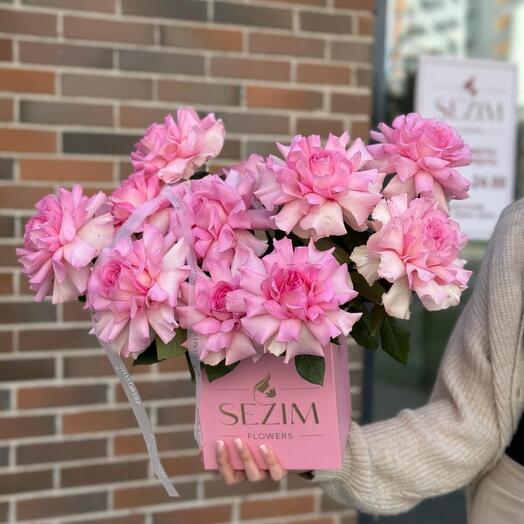 Коробка французских роз