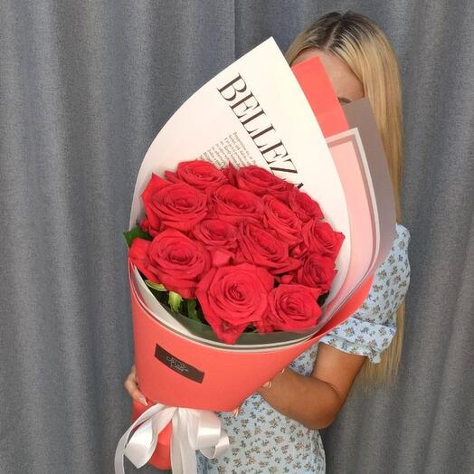 Ramo de rosas rojas