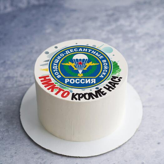 Торт ко дню ВДВ/ Десантнику /военному