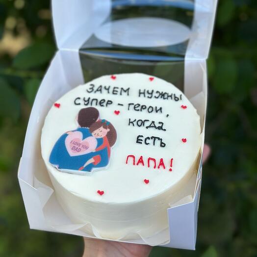 Бенто торт для папы