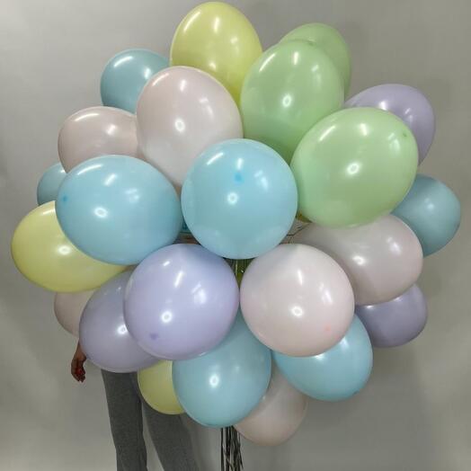 Фонтан из 30 шаров
