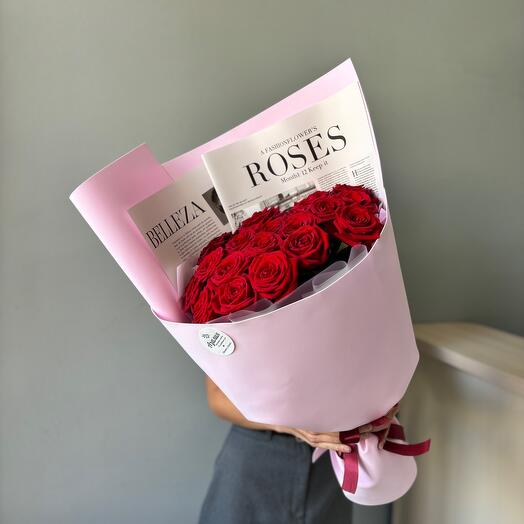Классические розы red naomi 🌹