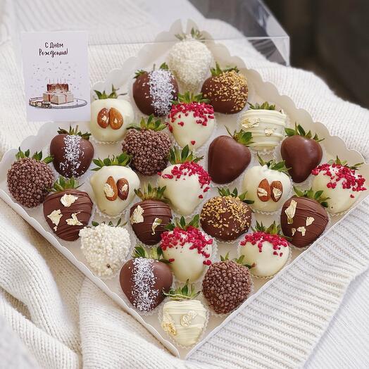 Клубника в шоколаде «Эпотаж» 25 шт