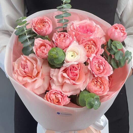 Букет Персиковый рай