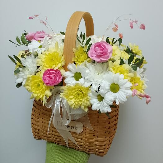 Корзина с цветами