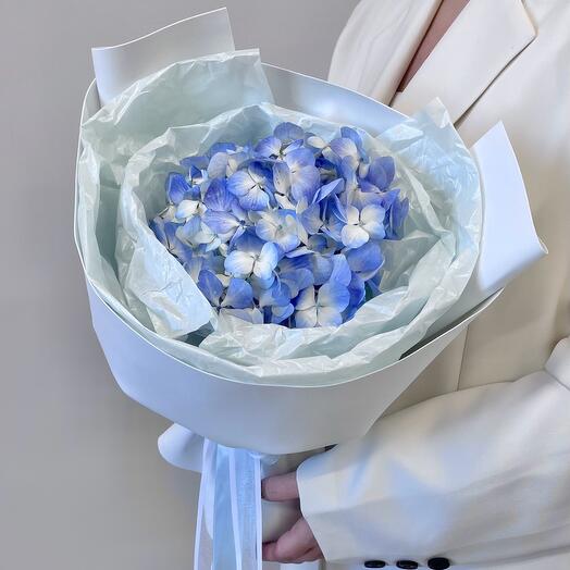 Ramo de flores 1 Hortensia azul