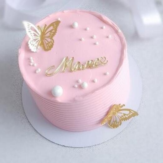 Pastel de mariposa