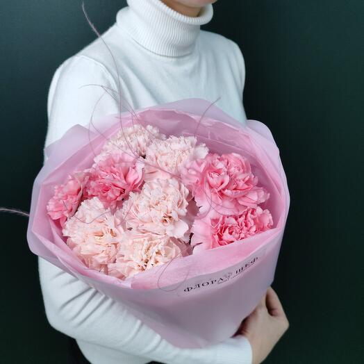 Монобукет Нежные диантусы,00114