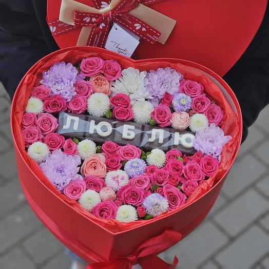 Цветы в коробке люблю