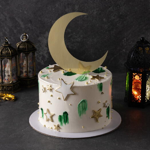 Stars and Moon Ramadan cake