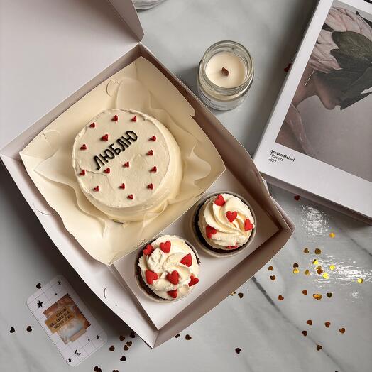 Бенто +2 капкейка