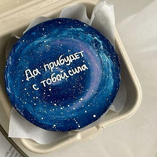 Бенто тортик - да прибудет с тобой сила, с космосом