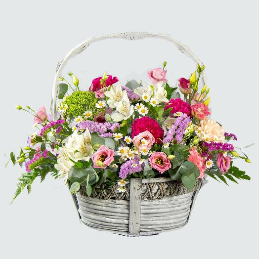 Cesta de flores Campera