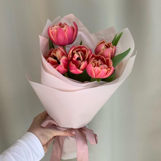 5 Tulips peony premium