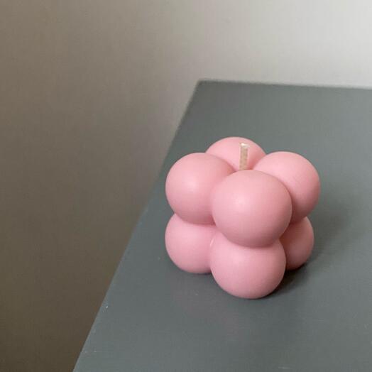 Свеча Куб Small Pink