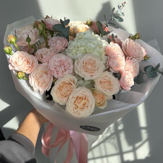 Assorted bush roses