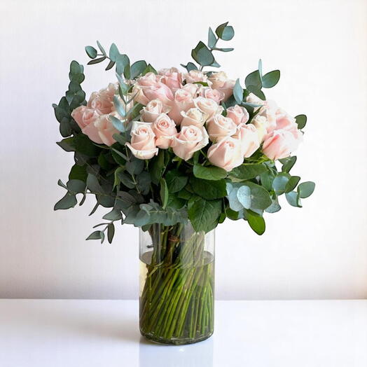 51 Pink Petals Vase