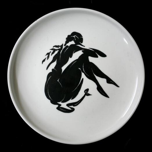 Манаса / декоративная тарелка поднос, авторская работа