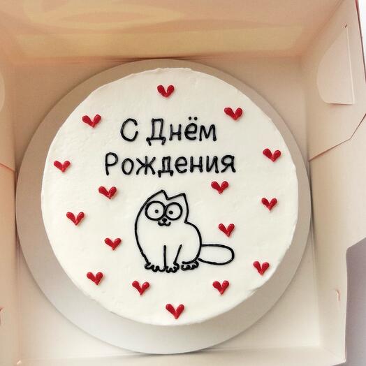 Бенто-торт «С днём рождения, котенок»