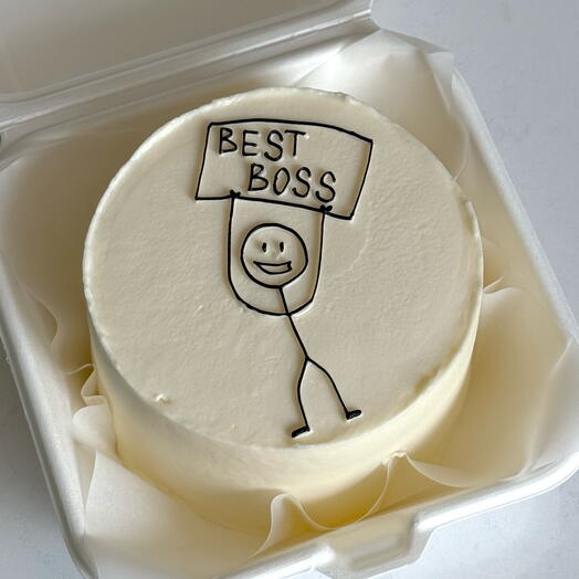 Бенто-торт для начальника «Best boss»