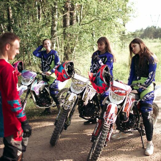 Катание на эндуро для новичков 2 часа