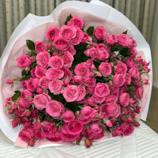 Букет из роз «Малиновый аромат»