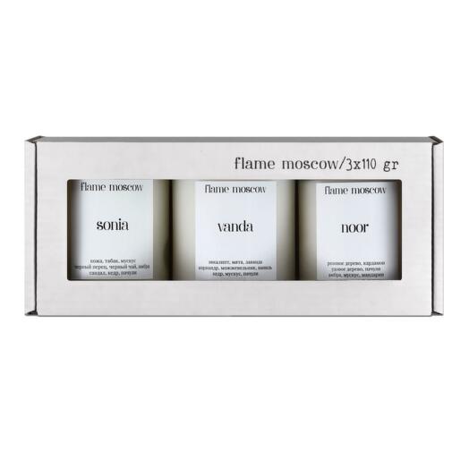 Набор свечей Moscow: Sonia, Vanda, Noor