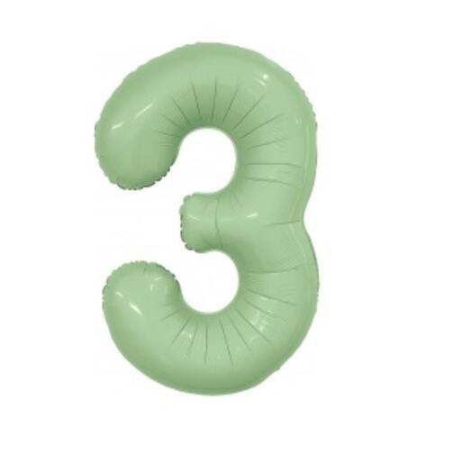 Шар цифра Олива 3