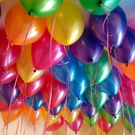 50 шаров металлик