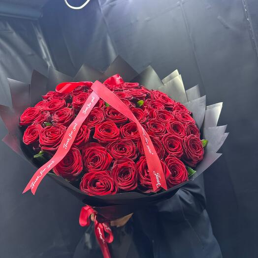 Букет роз 51шт