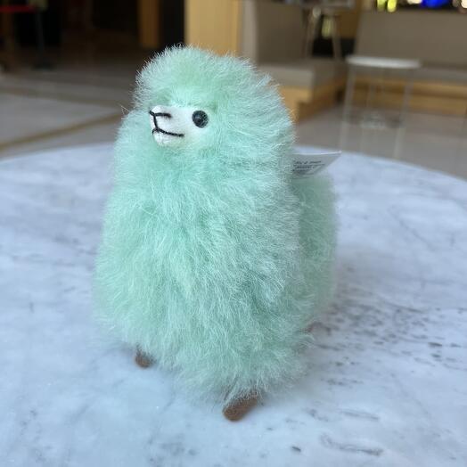 ХИТ🔥Мини Альпака из Перу (Baby Alpaca) Green