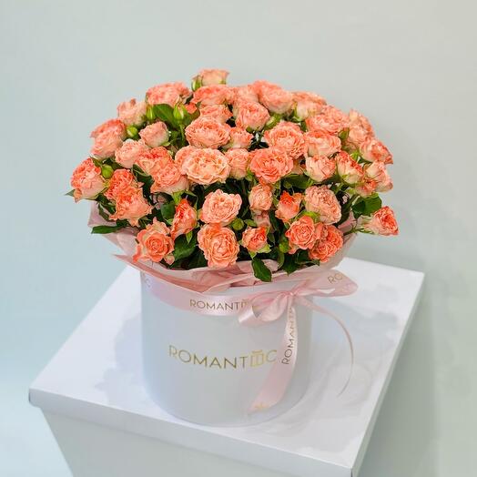 Спрей розы в коробке