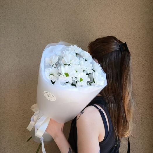 Букет из 3 хризантем ( ромашки )