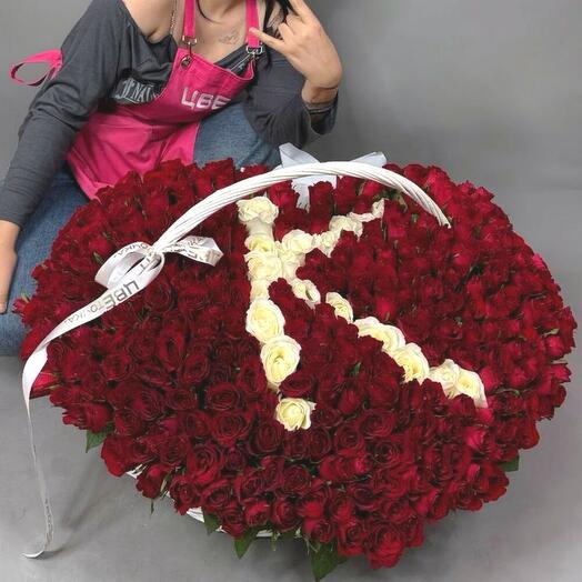 301 роза (буква на выбор)