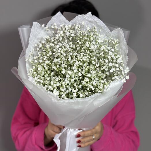 Воздушная гипсофила (мини-букет)