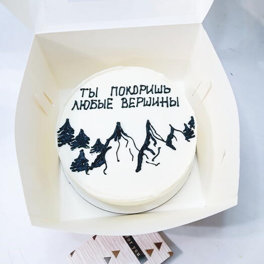 Бенто тортик большой. Покоришь вершины