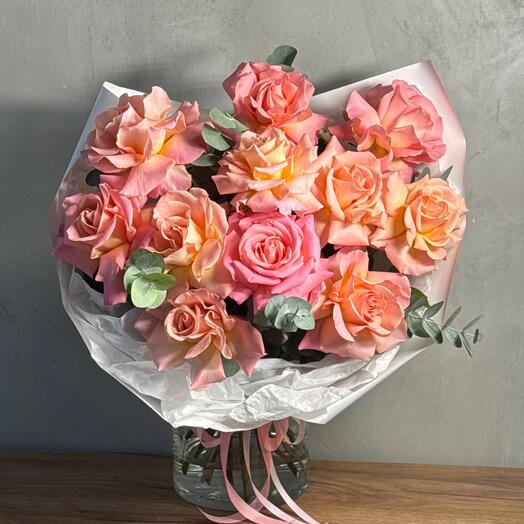 Букет из больших роз Hermoso XL