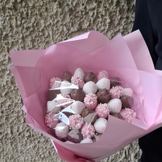 Букет из клубники в шоколаде ( 500 гр.)